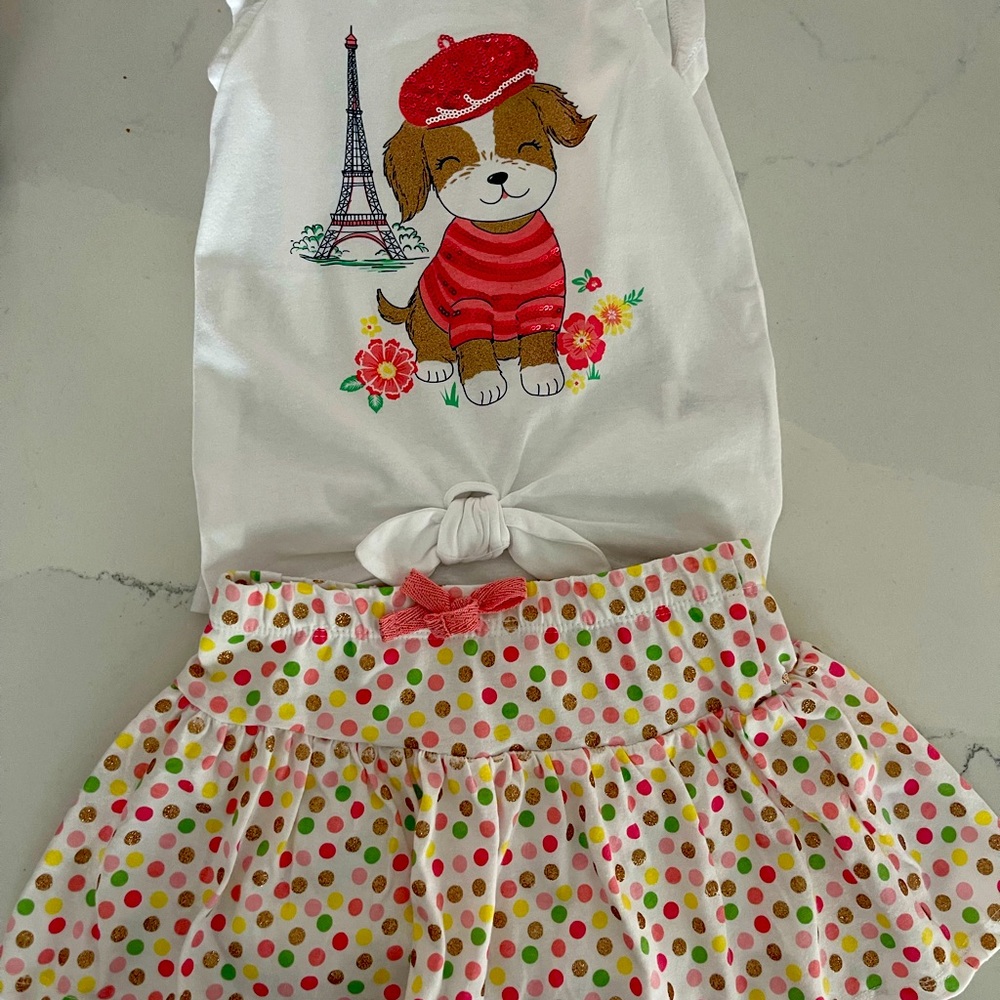 Tommy Bahama tank and skort set for girls.